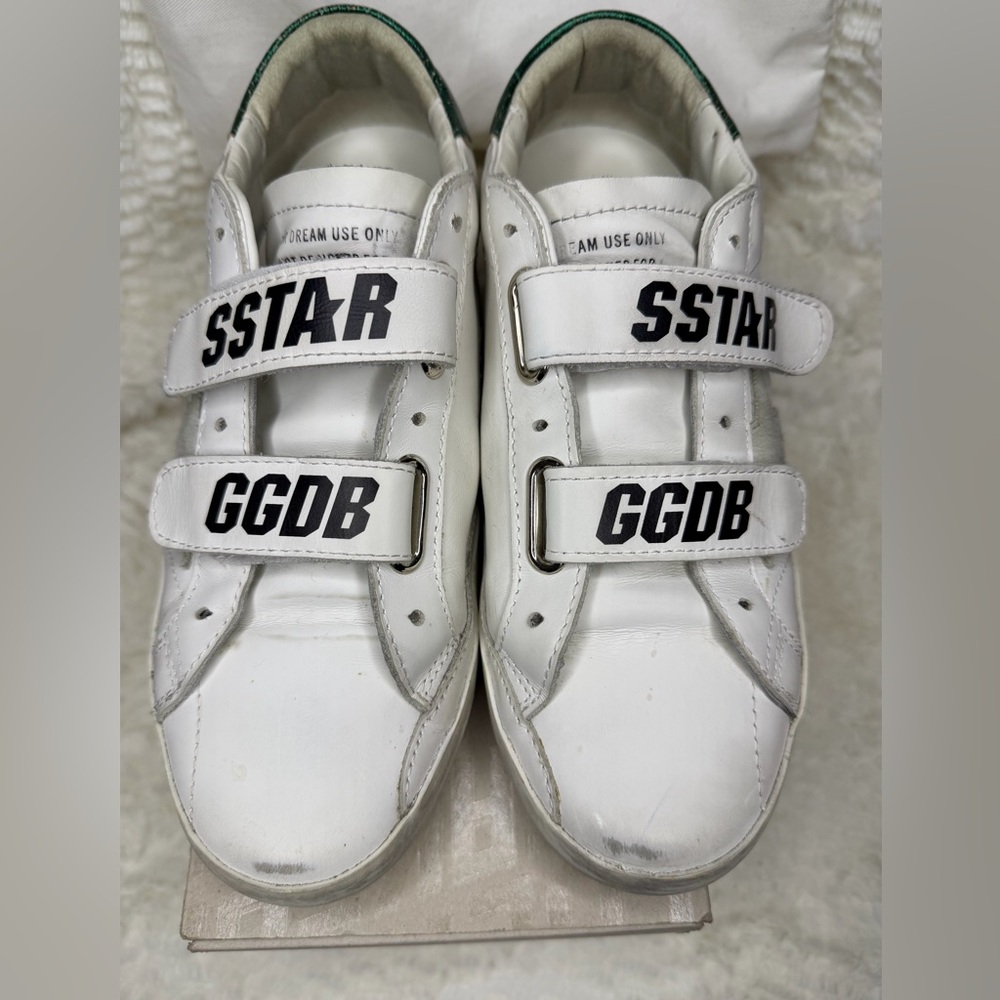 GOLDEN GOOSE White Old School Sneakers - Picture 2 of 16